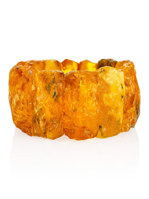 Лечебный браслет из балтийского нешлифованного янтаря Помпеи