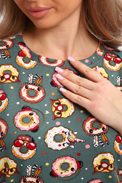 Туника-футболка ТПК-01 Пончики