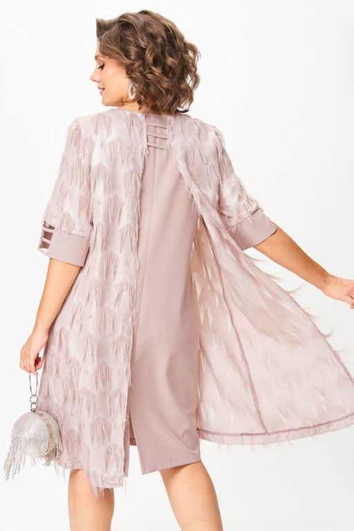 Платье Michel Chic 2187 пудра  фото 2