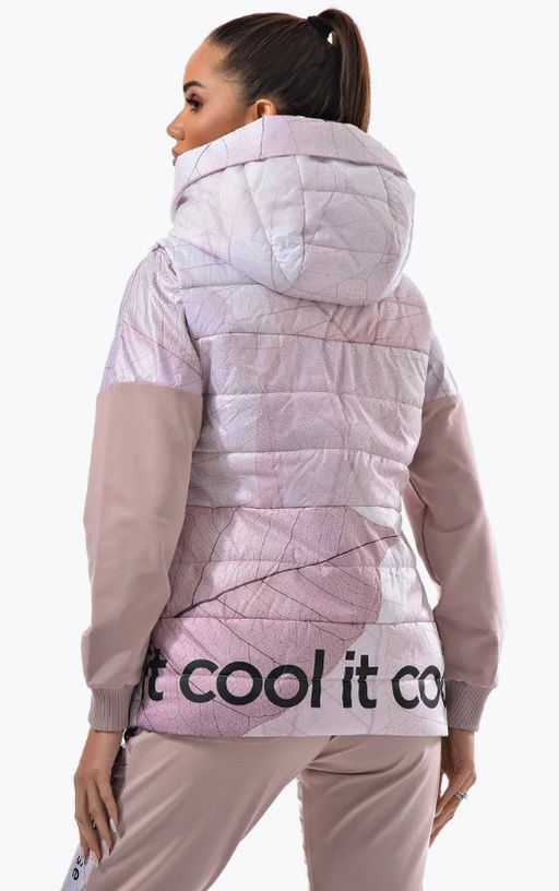 Уникальный стеганный жилет на синтепоне с принтом дизайнерской работы - А+б коллекция фото 23