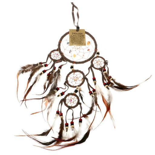 Ловец снов «Пять серых колец», 0.7×15×40 см