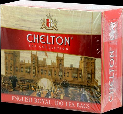 CHELTON. Английский Королевский 200 гр. карт.пачка, 100 пак.