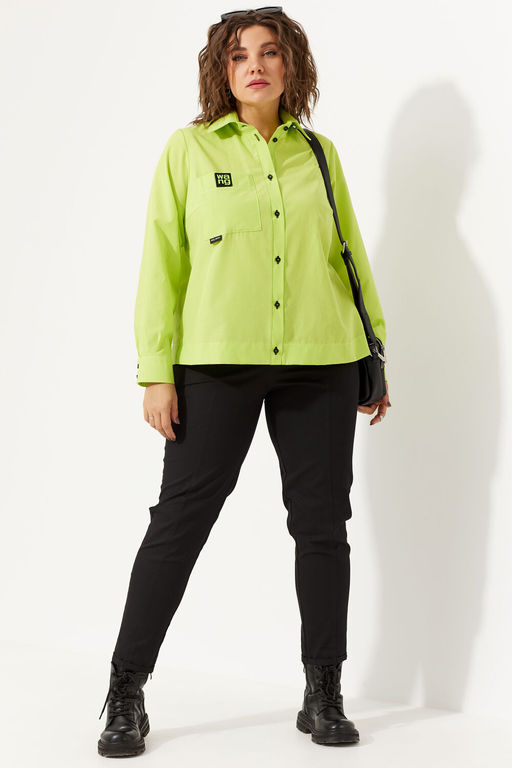 Рубашка BegiModa 4102 неон
