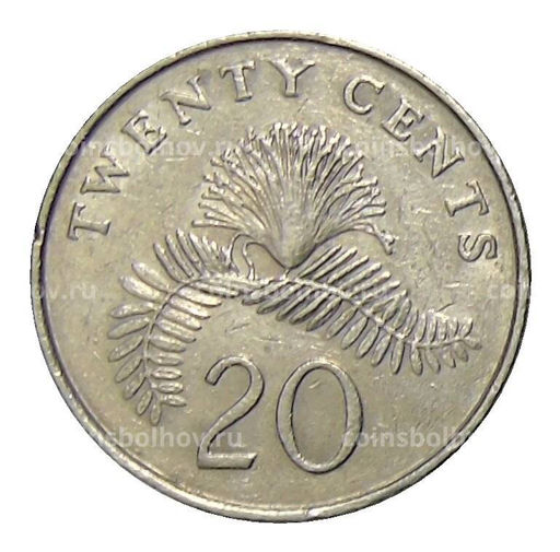 20 центов 1987 года Сингапур