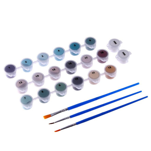 Картина по номерам на холсте Таинственная девушка, 30 40 см, в плёнке - Школа талантов фото 3