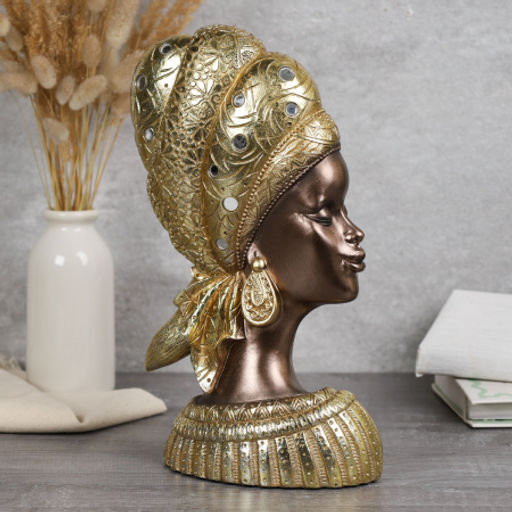 Статуэтка Африканка 17.5*10*31 / XL-6921 /уп 8/бюст - Галеонтрейд фото 3