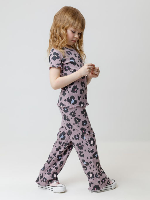 КР 400869/сиреневый 3304 Н091 к617 брюки для дев