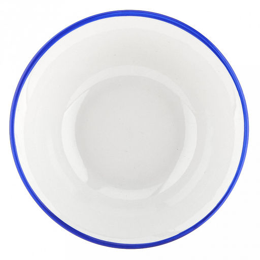 Салатник фарфоровый Озеро 360мл, д14,5см, h4,5см, круглый, отводка краской (Россия) - Домашняя мода фото 3