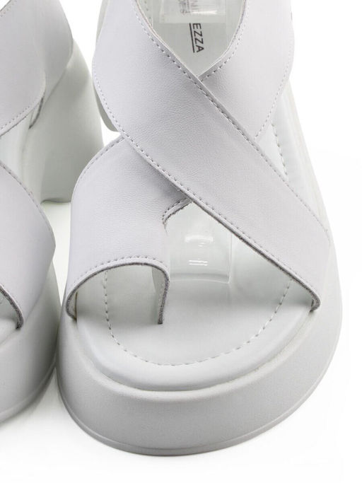 08-XT148-010 WHITE Босоножки женские (натуральная кожа)