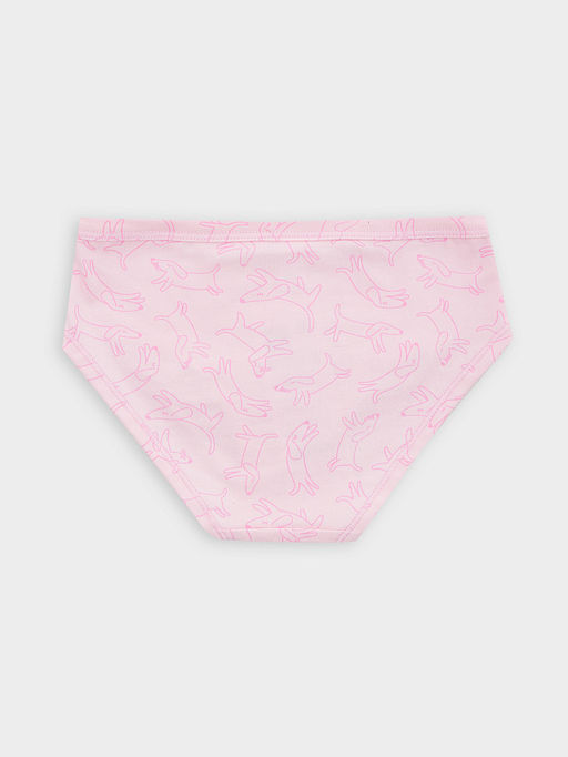 Цена за 2 штуки! Трусы для девочек слипы розовые с контурными собачками - Mark formelle фото 2