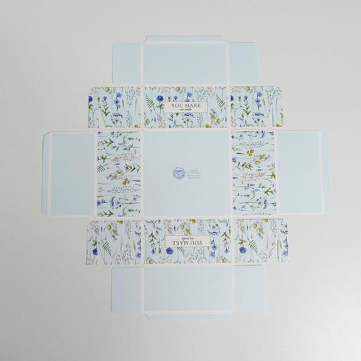 Цена за 5 шт. Коробка под бенто-торт с PVC крышкой You make me smile, 12 х 6 х 11.5 см - Дарите счастье фото 4