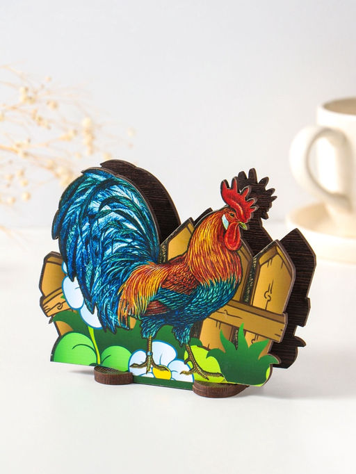 Цена за 2 шт.Салфетница пасхальная Петушок, 10.5?13.5?5 см