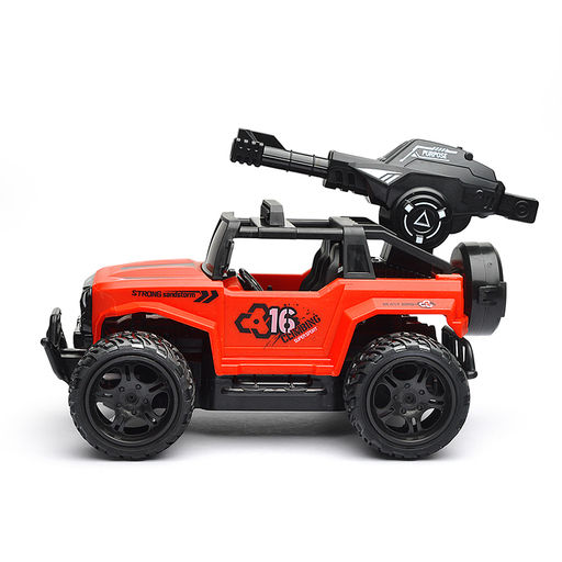 Машина с водяной пушкой, р/у, цвет красный, 27 MGz, в коробке