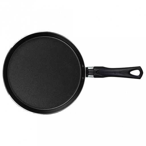 "ХИТ" Сковорода блинная с тефлоновым покрытием д25см, h2см, s0,18см (Россия)