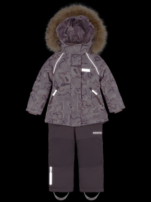 Костюм 7з0624 кофе/шоколад - Nikastyle фото 11