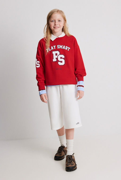 Джемпер детский для девочек Maira красный - Acoola фото 5