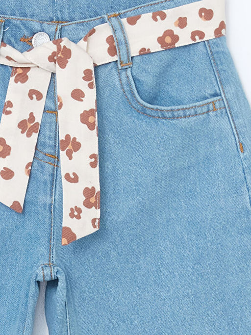 Basic K?z ?ocuk Jean Pantolon