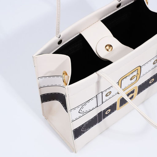 Сумка женская, тоут на молнии, цвет белый - Simaland фото 7