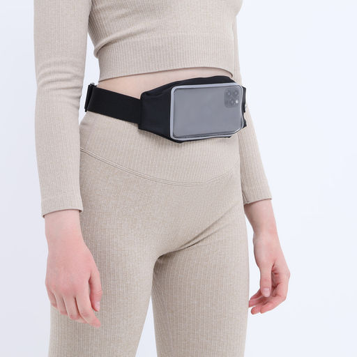 Сумка поясная на молнии, светоотражающие элементы, цвет чёрный - Simaland фото 6