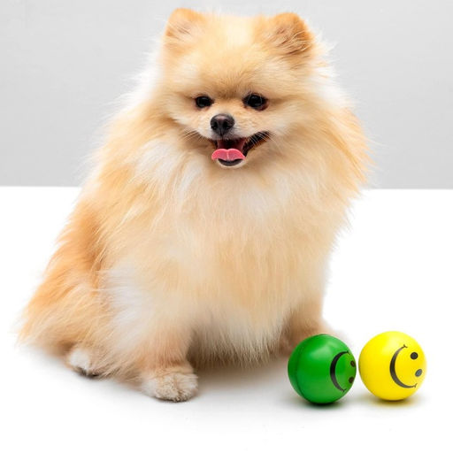 Цена за 2 шт. Мячик зефирный Смайлик, 6,3 см, микс цветов - Пижон фото 3