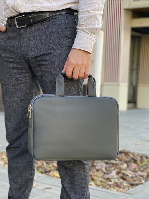 LACCOMA сумка 818-21-серый полиэстр полиэстр