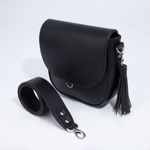 Сумка женская TEXTURA, мессенджер, маленький размер, цвет чёрный  фото 6