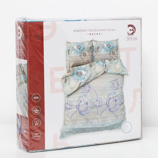 Постельное бельё Этель дуэт Весна 143215 см - 2 шт., 240*220 см, 7070 см - 2 шт., 100% хл, бязь 125 г/м  фото 4