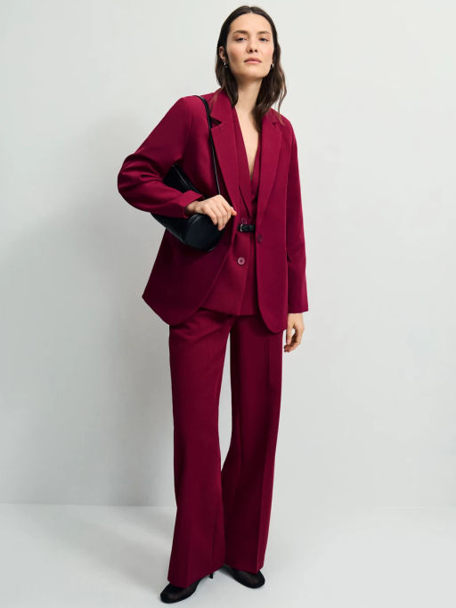 Однобортный жакет прямого кроя / Zarina