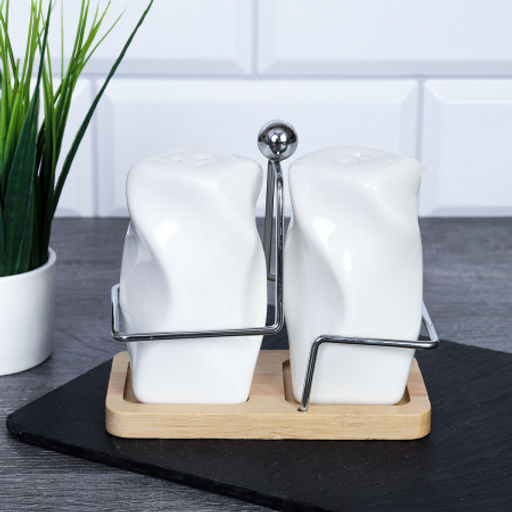 Набор для специй 2 предмета / UK-587 /уп 48/ на деревянной подставке - Галеонтрейд фото 10