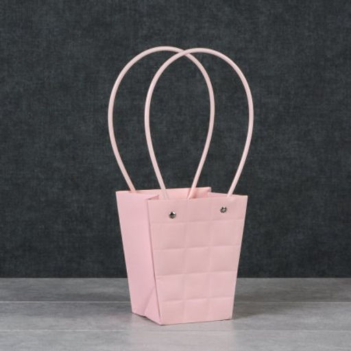 Цена за 10 шт. Пакет для цветов 13х9,5х15см / GYH22125-15 /уп 10/500/персиковый - Галеонтрейд фото 2