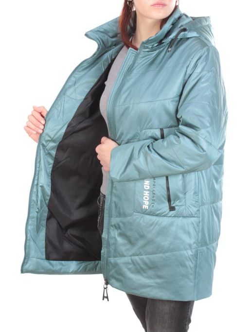 22-305 GRAY/BLUE Куртка демисезонная женская AKiDSEFRS (100 гр.синтепона) - Фабричный китай фото 19