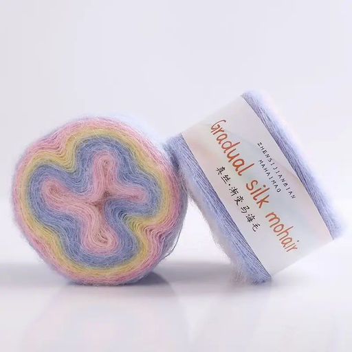 Цена за 4 мотков пряжи GRADUAL SILK MOHAIR