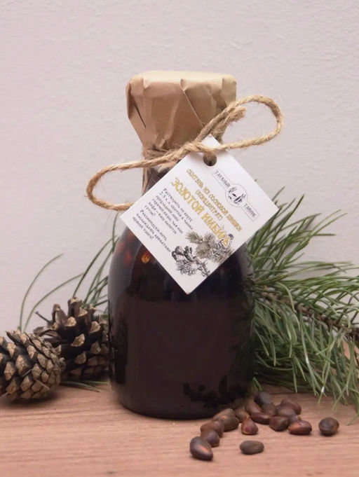 Сбитень из сосновой шишки “ЗОЛОТОЙ ИМБИРЬ” (концентрат), 240мл - Таeжный Тайник фото 2