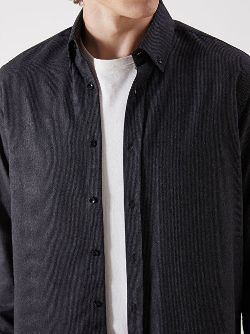 Regular Fit Uzun Kollu Erkek G?mlek