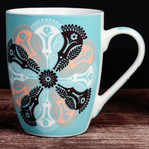 Кружка 400 мл Орнамент / D619 /уп 12/72/ - ГалеонТрейд фото 3