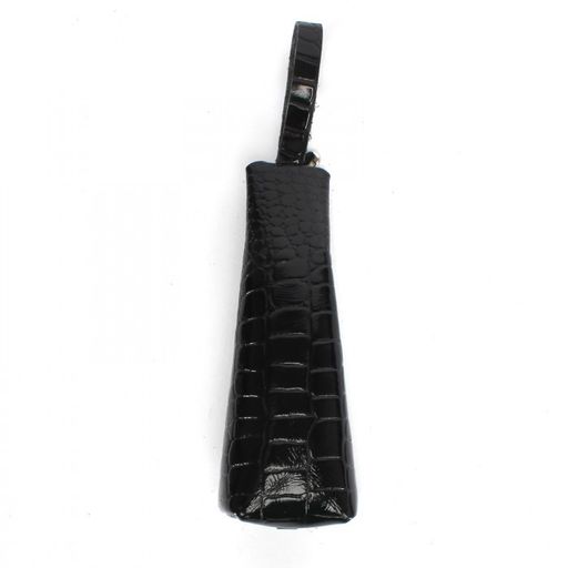 Футляр для ключей Croco-кл-506 (на молнии) натуральная кожа черный крокодил (200) 229825  фото 2