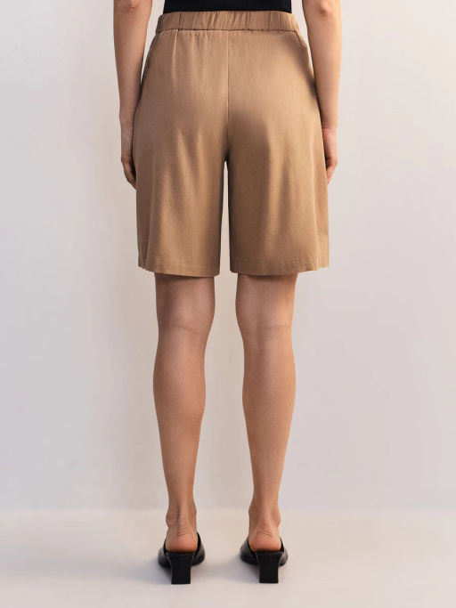 Шорты из вискозы и хлопка с отворотами ZR2605012116-63 / Zarina