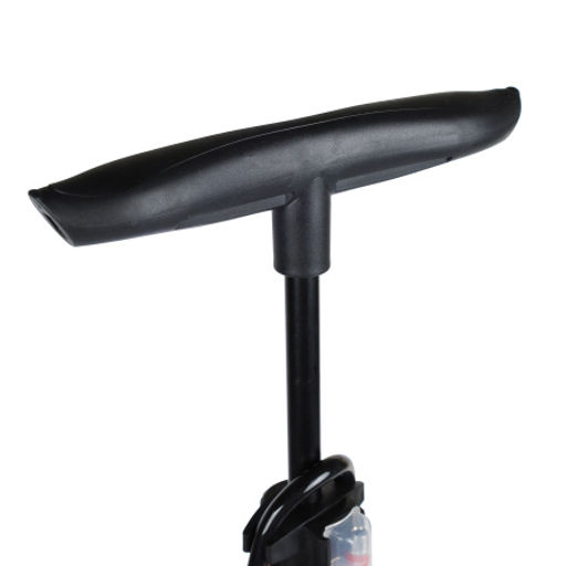 Насос напольный с манометром COMIRON REDDY стальной цилиндр стальная складная ножка ручка и основание литой пластик Presta-Schrader-Dunlop /уп 20/ - Галеонтрейд фото 4