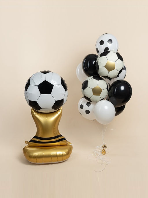 Воздушный шар фольгированный 18" «Футбольный мяч», 5 шт.