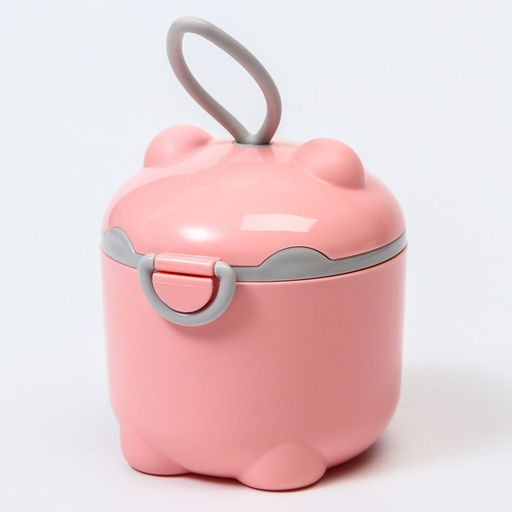 Контейнер для детского питания Мишка 1, 250 мл, розовый