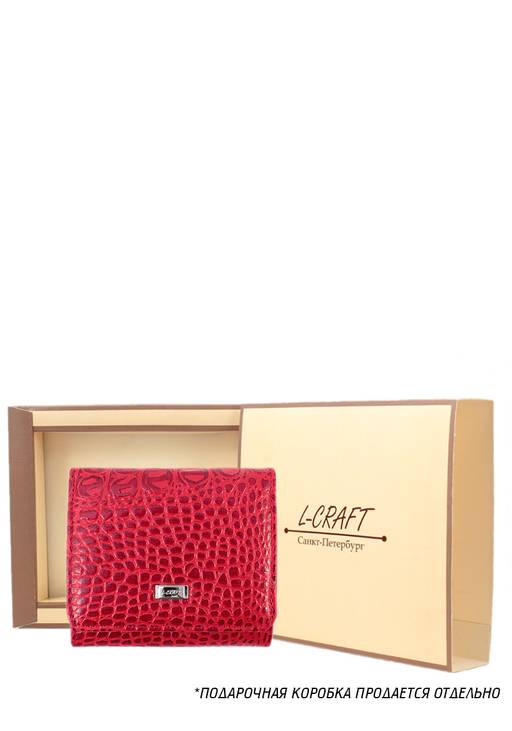 Модель №PL-15 | кожа | крокодил | красный | К209-4 | 18747 - L-craft фото 3