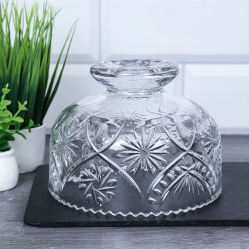 Ваза для сервировки на ножке Орнамент / GIU-48 /KG-1855/уп 24/ - Галеонтрейд фото 3