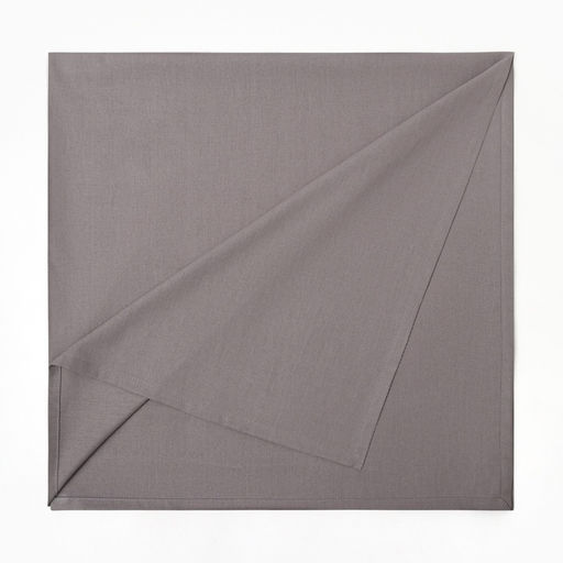 Скатерть «Этель» ECO, 136×300 см, 70% хлопок, 30% лён, 190 г/м², серая