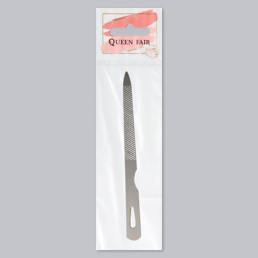 Цена за 6 шт. Пилка металлическая для ногтей, 12 см, цвет серебристый