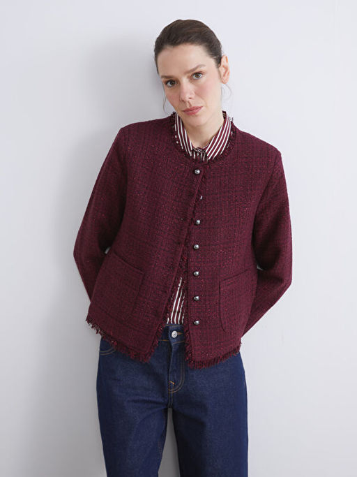 Bisiklet Yaka Kad?n Ceket