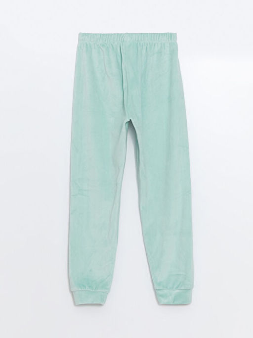 Beli Lastikli Kadife K?z ?ocuk Pijama Alt - Waikiki фото 2