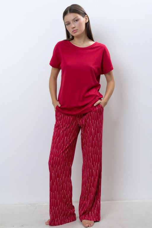 БРЮКИ ЖЕНСКИЕ (ПИЖАМНЫЕ) арт. 5712W-50082.3H-053 - Almando melado фото 6