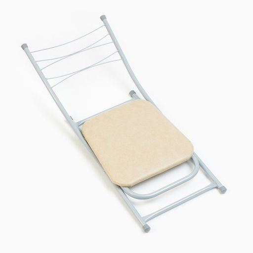 Стул для кухни складной «Венеция», цвет титан/бежевый