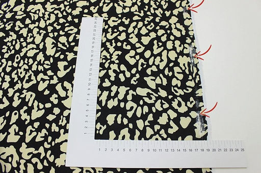 Штапель Саванна цв.черный, СОРТ2, ш.1.4м, вискоза-100%, 90гр/м.кв - Купава фото 11