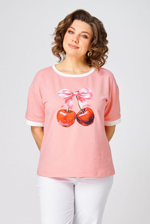 Джемпер Rumoda 2285 розовый  фото 8